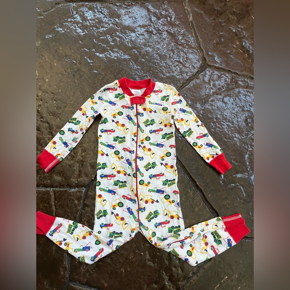 Hanna Anderson Toddler Car Pajama onesie